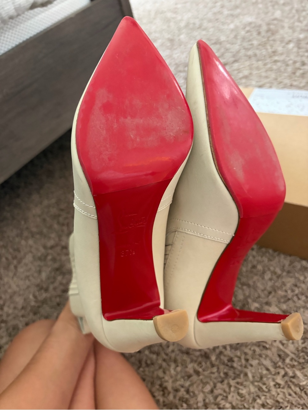 Christian Louboutin Santigag 85 Ankle Boots. AUTHENTIC - Picture 4 of 9